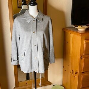 Draper’s and Damon’s Knit Jacket with Snaps
